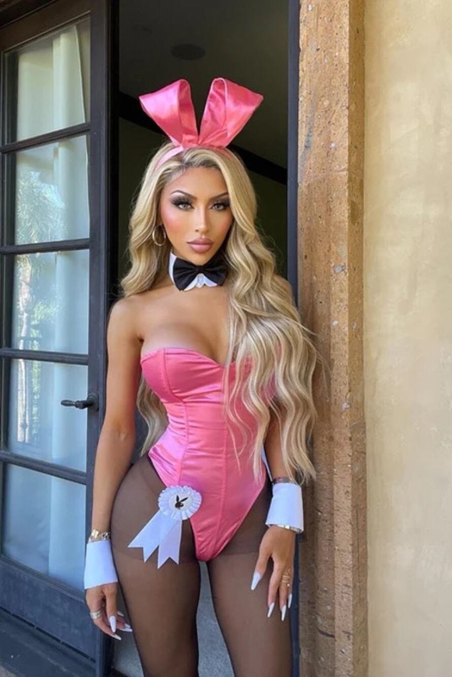 NEW Playboy Bunny Pink Elegant Bunny Costume Size XS